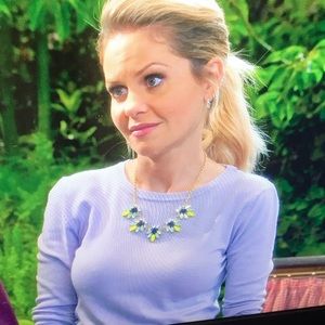 - 2/$30 Cotton On lavender pastel light weight cotton sweater knit size L